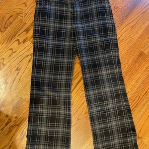 Candies women’s size 3 plaid black pants